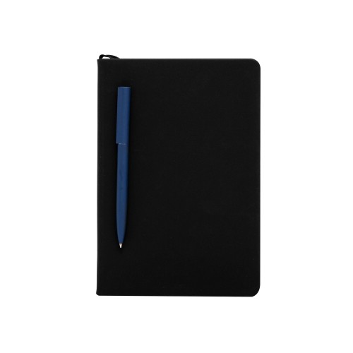 Подарочный набор с блокнотом С3, металлической ручкой и кружкой, черный