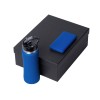 Подарочный набор с бутылкой для воды и повербанком С2, 10000 mAh, синий