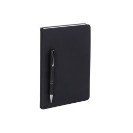 Подарочный набор с блокнотом С3, металлической ручкой и кружкой, черный