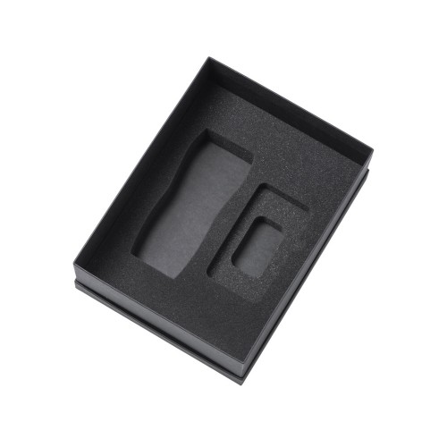 Подарочный набор c вакуумной термокружкой и повербанком С2, красный