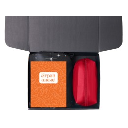 Подарочный набор «Re:y. Boost» с кофемашиной, капсулами и косметичкой