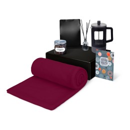 Подарочный набор «Re:y. Vive» с пледом, френч-прессом и кофе