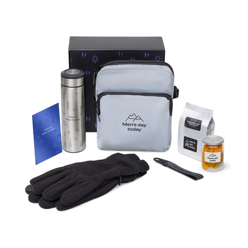 Подарочный набор «Re:m. Step»  с термосом, перчатками и сумкой