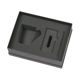 Подарочный набор c кружкой, пластиковой ручкой и повербанком С2, 10000 mAh, оранжевый