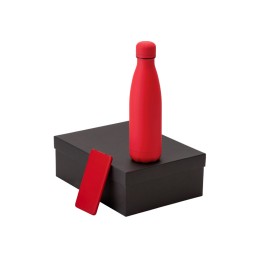 Подарочный набор с термобутылкой и повербанком С1, 5000 mAh, красный