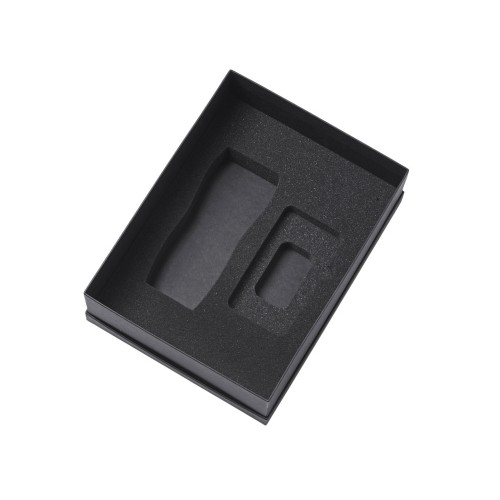 Подарочный набор c вакуумной термокружкой и повербанком С1, серый