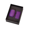 Подарочный набор с термокружкой и повербанком С1, 5000 mAh, фиолетовый