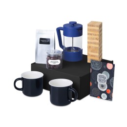 Подарочный набор «Re:y. Together»  с френчпрессом, кружками и дженгой