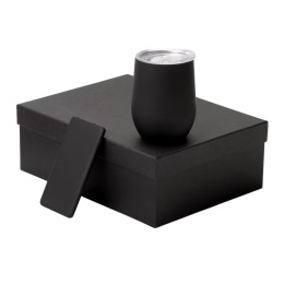 Подарочный набор с термокружкой и повербанком С1, 5000 mAh, черный