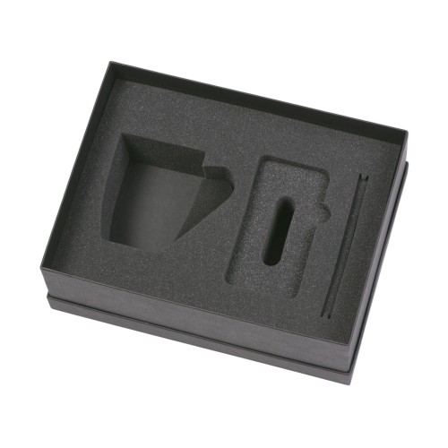 Подарочный набор c кружкой, пластиковой ручкой и повербанком С1, 5000 mAh, оранжевый