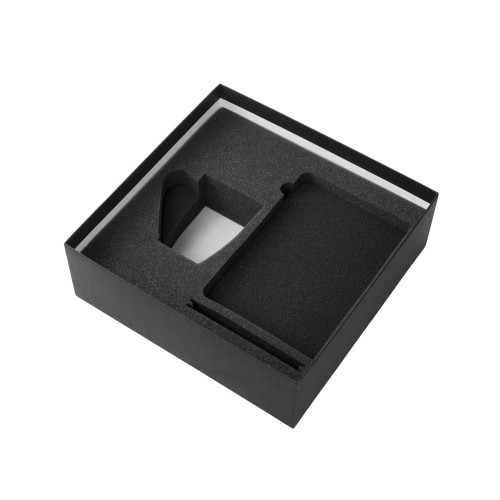 Подарочный набор с блокнотом С2, металлической ручкой и кружкой, белый