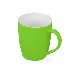 Подарочный набор с блокнотом С2, металлической ручкой и кружкой, зеленое яблоко