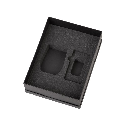 Подарочный набор с термокружкой и повербанком С1, 5000 mAh, синий