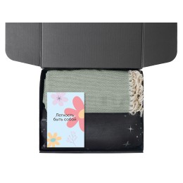 Подарочный набор «Re:f. Shelter»  с пледом, зеркалом, свечой и диффузором