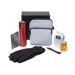Подарочный набор «Re:m. Step»  с термосом, перчатками и сумкой