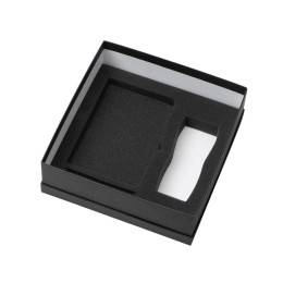 Подарочный набор с блокнотом С3, металлической ручкой и термокружкой, красный