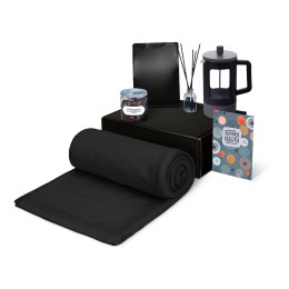 Подарочный набор «Re:y. Vive» с пледом, френч-прессом и кофе