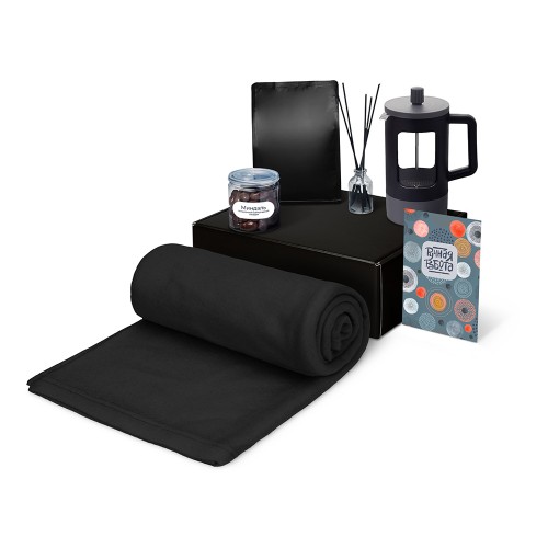 Подарочный набор «Re:y. Vive» с пледом, френч-прессом и кофе