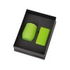 Подарочный набор с термокружкой и повербанком С2, 10000 mAh, зеленое яблоко