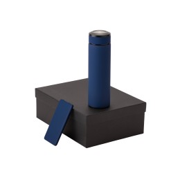 Подарочный набор с термосом и повербанком С1, темно-синий