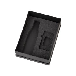 Подарочный набор с термобутылкой и повербанком С2, красный