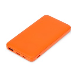 Подарочный набор c блокнотом С2, ручкой и повербанком 10000 mAh, оранжевый