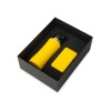 Подарочный набор с бутылкой для воды и повербанком С2, 10000 mAh, желтый