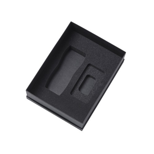 Подарочный набор c вакуумной термокружкой и повербанком С2, серый