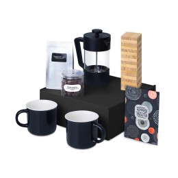 Подарочный набор «Re:y. Together»  с френчпрессом, кружками и дженгой