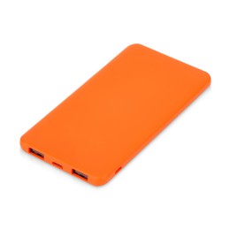 Подарочный набор с термобутылкой и повербанком С1, 5000 mAh, оранжевый