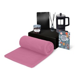 Подарочный набор «Re:y. Vive» с пледом, френч-прессом и кофе