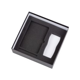 Подарочный набор c блокнотом С2, ручкой и термокружкой Mony Steel, оранжевый