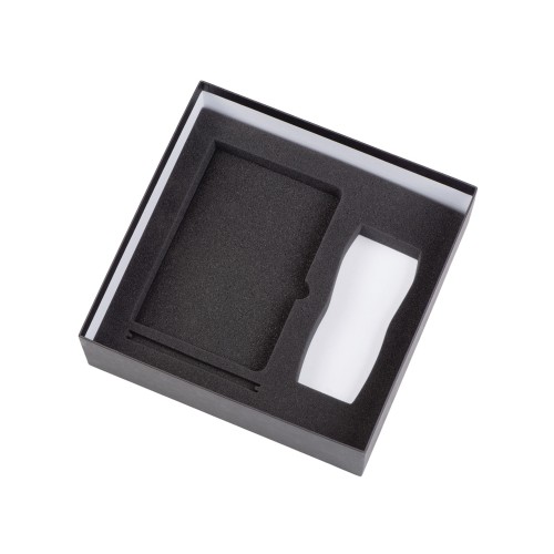 Подарочный набор c блокнотом С2, ручкой и термокружкой Mony Steel, оранжевый