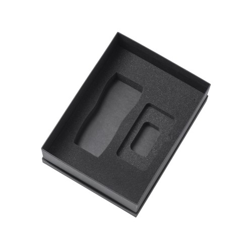 Подарочный набор c вакуумной термокружкой и повербанком С1, красный