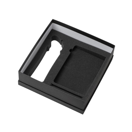 Подарочный набор с блокнотом С3, металлической ручкой и бутылкой для воды, красный