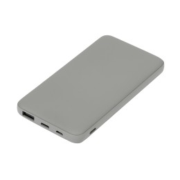 Подарочный набор с бутылкой для воды и повербанком С2, 10000 mAh, серый