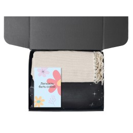 Подарочный набор «Re:f. Shelter»  с пледом, зеркалом, свечой и диффузором