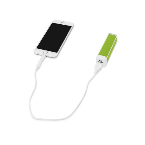 Подарочный набор Flashbank с флешкой и зарядным устройством, зеленый