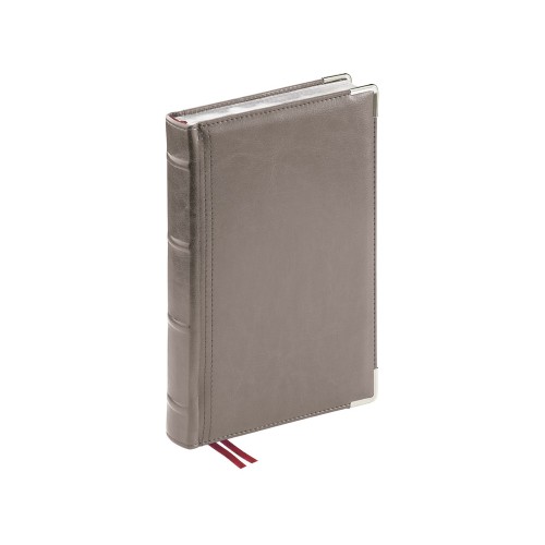 Ежедневник А5 полудатированный «Boss», серый
