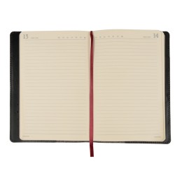 Ежедневник полудатированный портфолио А5  "PROFY" черный