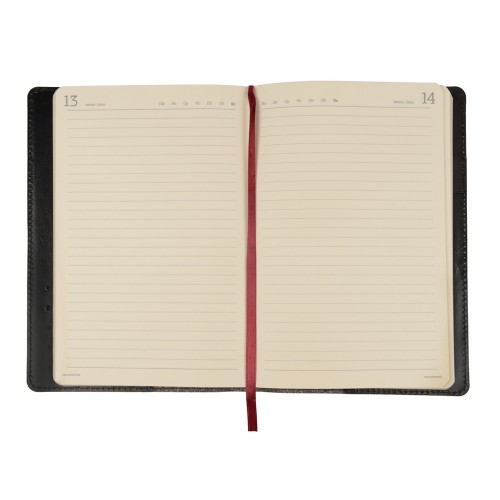 Ежедневник полудатированный портфолио А5  "PROFY" черный