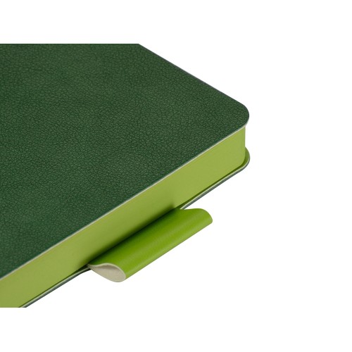 Ежедневник А5 датированный "Boston" 2027, зеленый с салатовым обрезом
