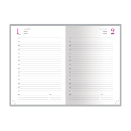 Ежедневник А5 полудатированный «Boss», серый