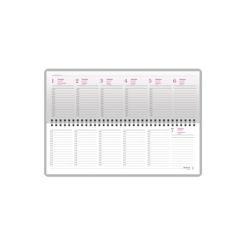 Планинг датированный «Velvet» 2026, красный