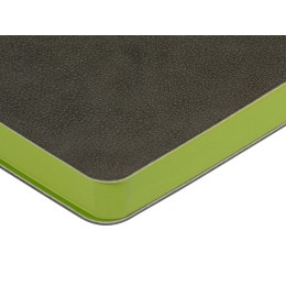 Ежедневник А5 датированный "Boston" 2027, серый с салатовым обрезом