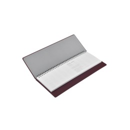 Планинг датированный «Velvet» 2026, бордовый