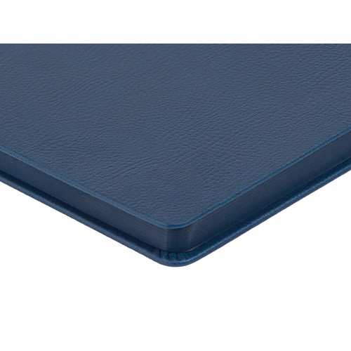 Ежедневник А5 датированный "Megapolis Nappa" на 2026, темно-синий