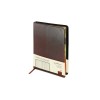 Ежедневник полудатированный портфолио А5  "PROFY" коричневый