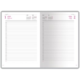 Ежедневник А5 датированный «Velvet» 2026, зеленый