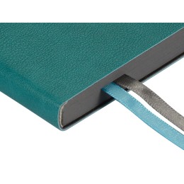 Ежедневник А5 датированный "Boston" 2027, морская волна с серым обрезом